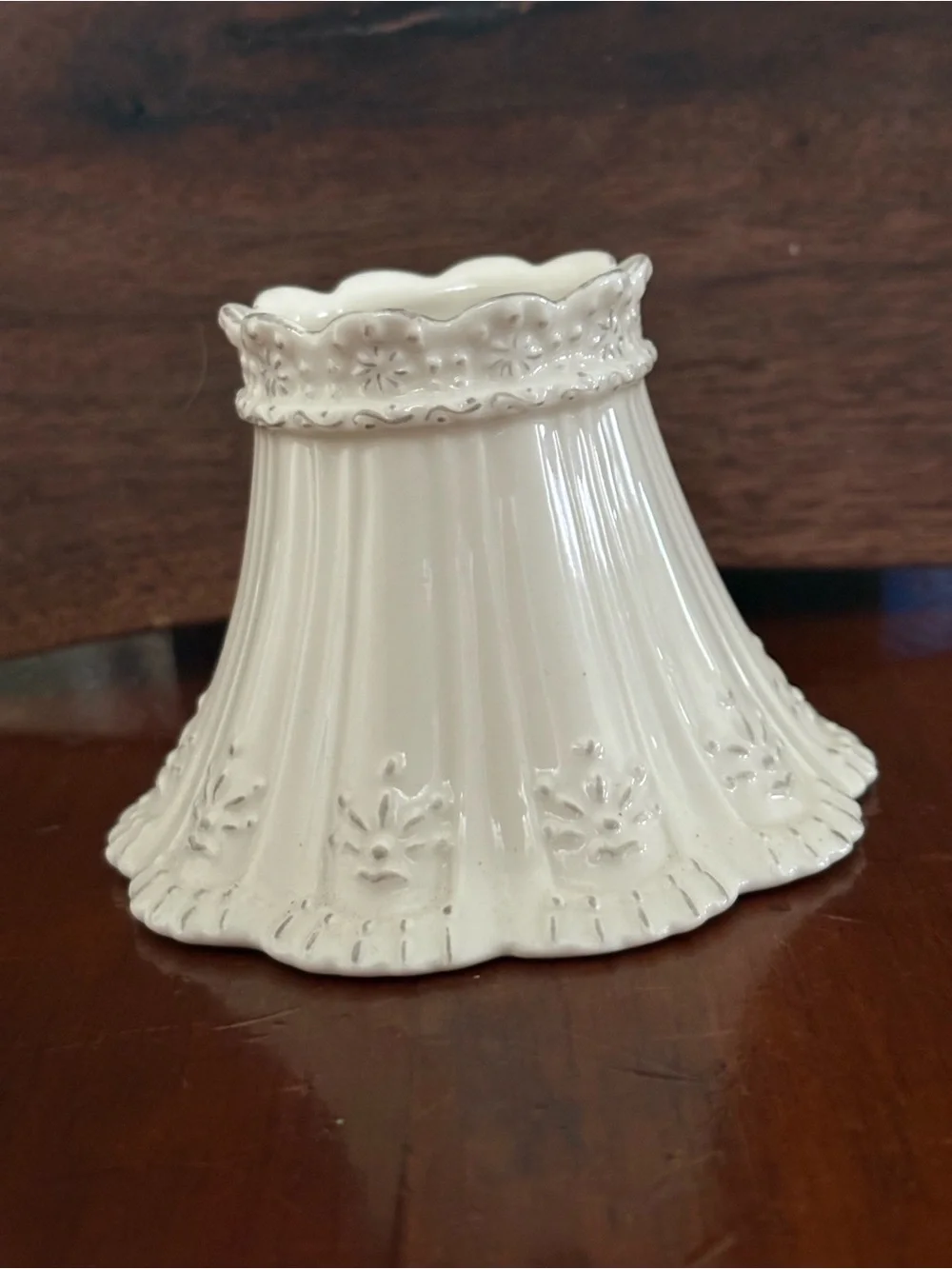 Yankee Candle Decorative Candle Jar Shade in Cream